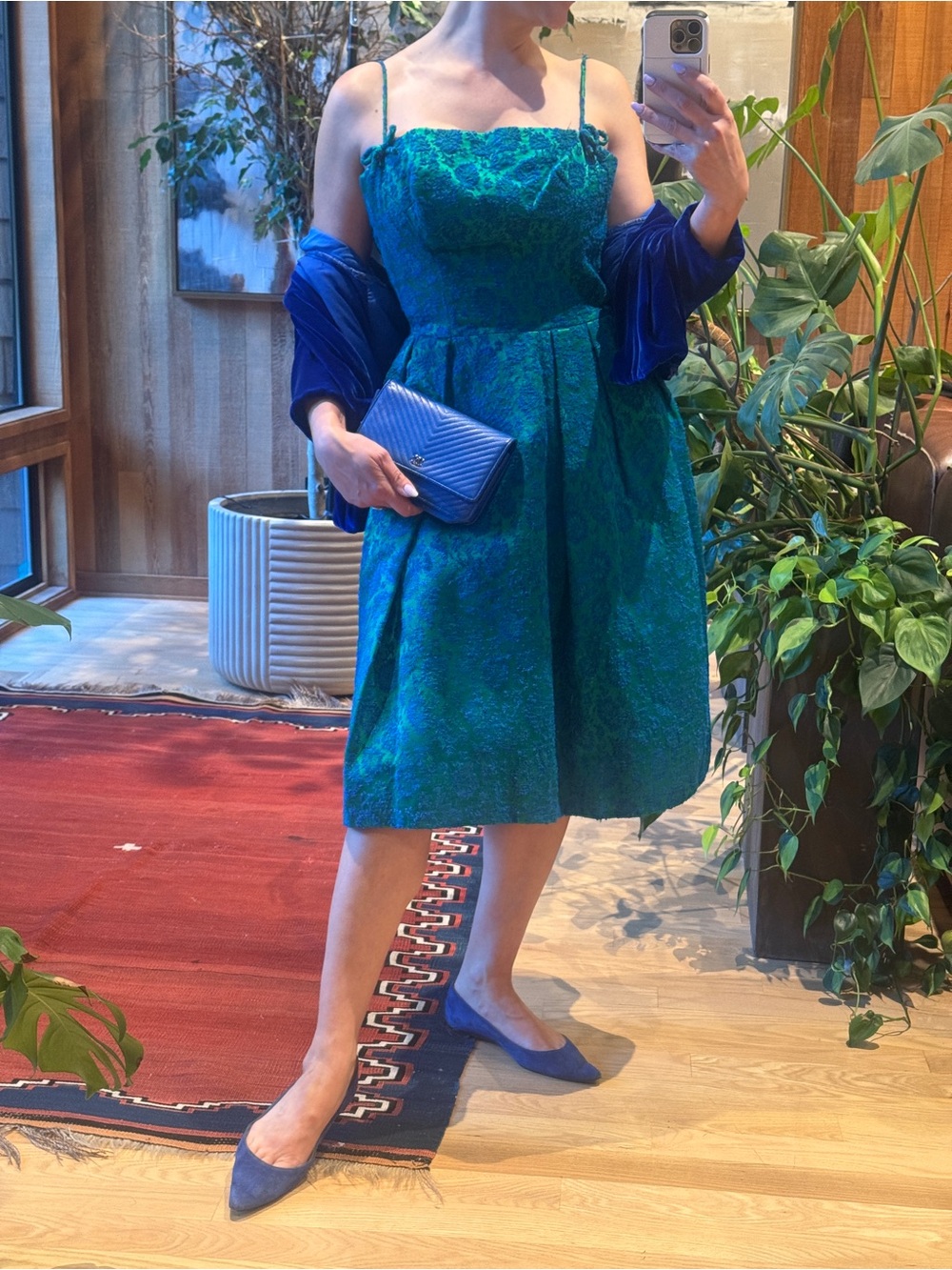 Vintage Rappi brocade dress